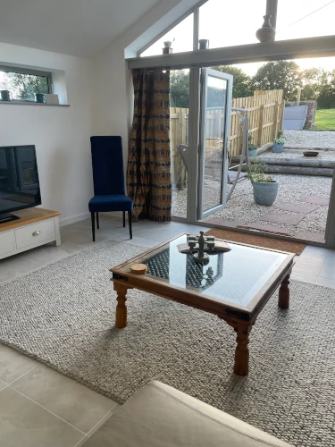 Byre - living room to garden